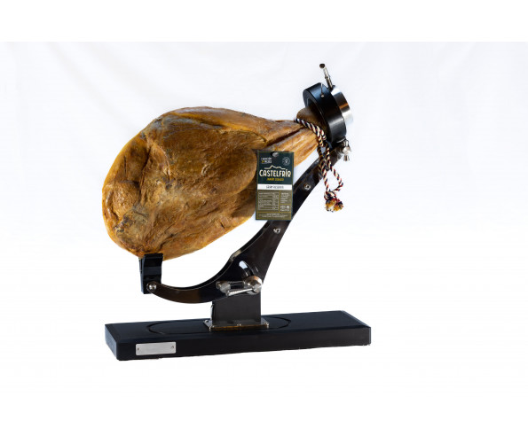Jamón Gran Reserva Castelfrío con Jamonero