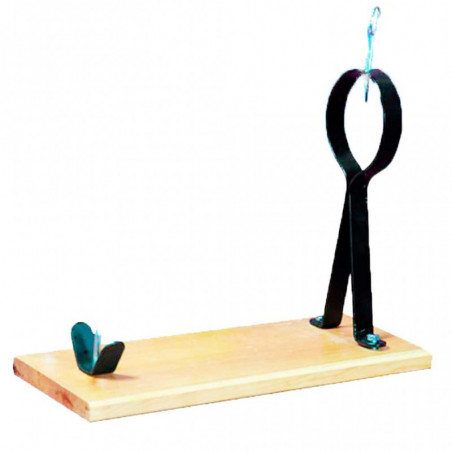 Jamonero de madera con Chaira y Cuchillo