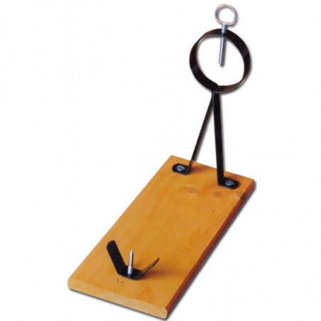 Jamonero de madera con Chaira y Cuchillo