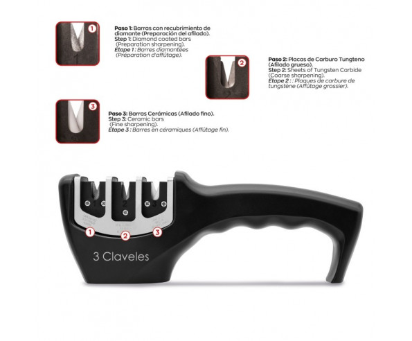 Afilador Cuchillos | 3 Claveles