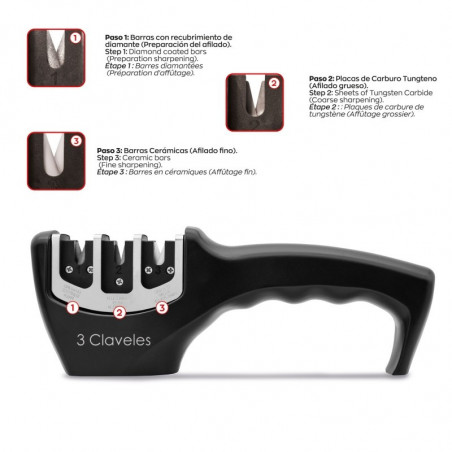 Afilador Cuchillos | 3 Claveles